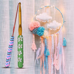 Hookzi - 9pcs Floral Crochet Hook Set