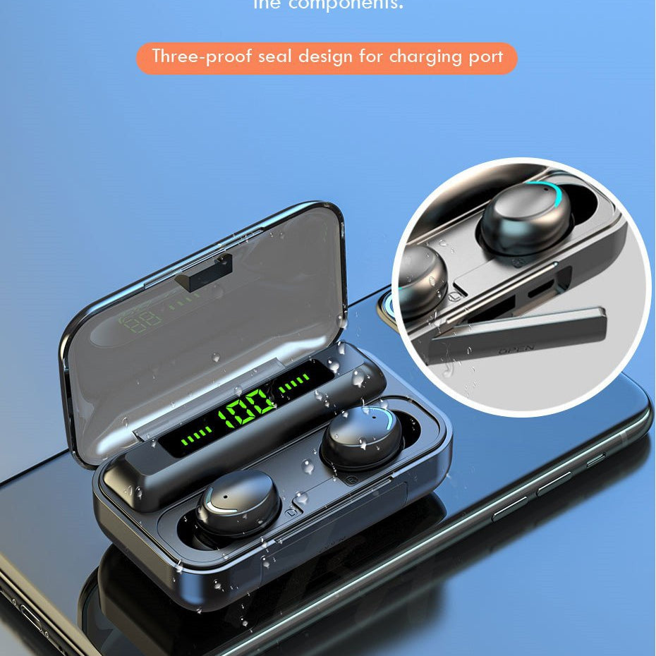 H&A Bluetooth V5.0 Earphones With 2200mAh Charging Box