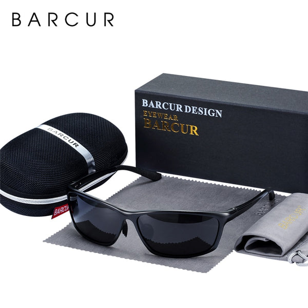??Italian Luxury designer  BarCur Polarized Sunglasses-UV400 BARCUR Design Sunglasses Men 8035 – BARCUR OFFICIAL main image 3