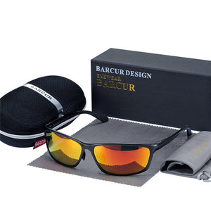 BARCUR Luxury Polarized Sunglasses for Men