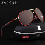 BARCUR Polarized Men Pilot Sunglasses