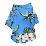 Summer Pet Printed Clothes For Dogs Floral Beach Shirt Jackets Dog Coat Puppy Costume Cat Spring Clothing Pets Outfits