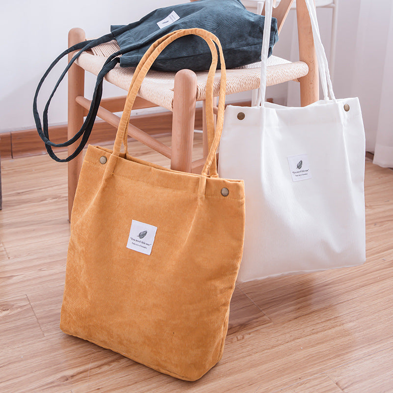 Foldable Women Canvas Shopper Bag