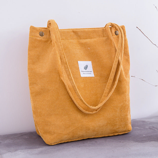 Foldable Women Canvas Shopper Bag