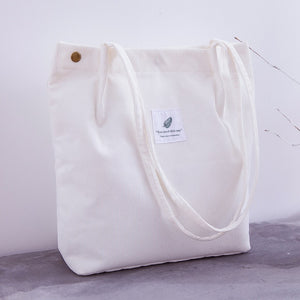 Foldable Women Canvas Shopper Bag