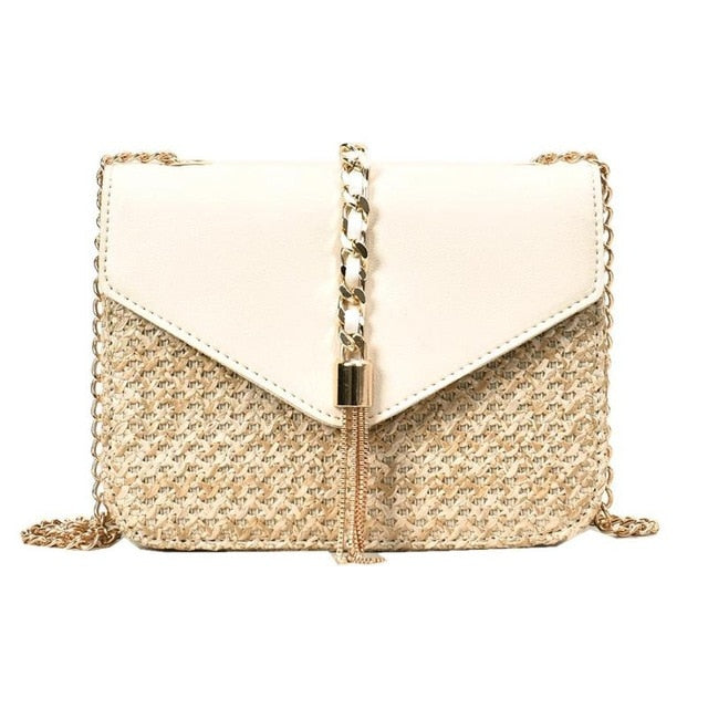 Small Straw Flap Bags For Women