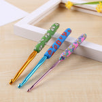 Hookzi - 9pcs Floral Crochet Hook Set